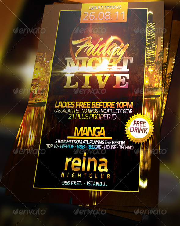 Nightclub Flyer Template Nightclub Flyer Template