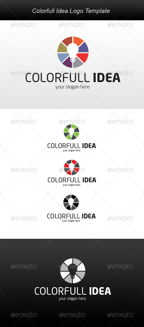 Colorfull Idea Logo Colorfull Idea Logo