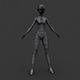 Human Manga Female Base Mesh - Low Poly Human Manga Female Base Mesh - Low Poly - 3DOcean Item for Sale