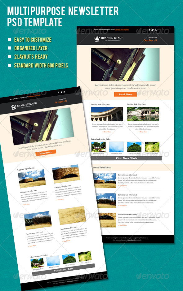 Multipurpose Newsletter Multipurpose Newsletter