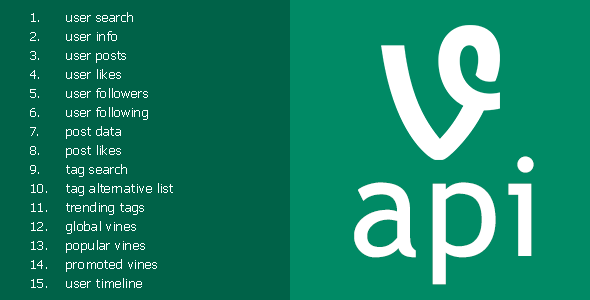 CodeCanyon Vine Api 5900071 CodeCanyon Vine Api 5900071