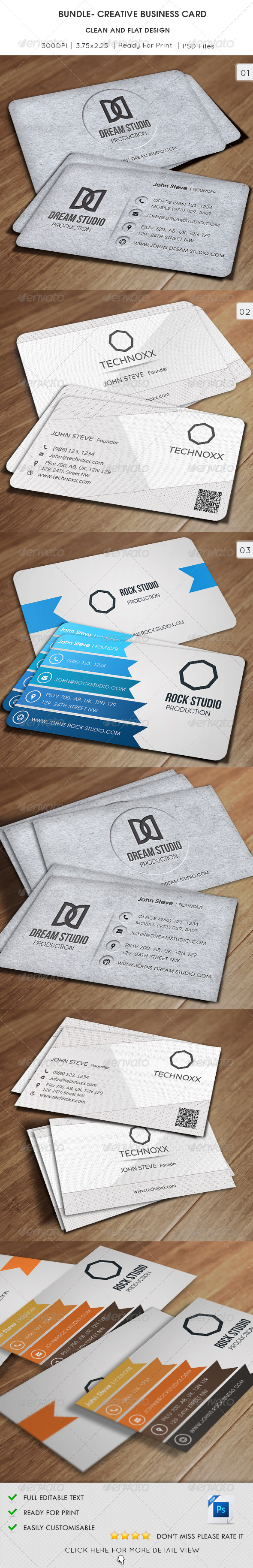 Bundle Creative Business Card Bundle Creative Business Card