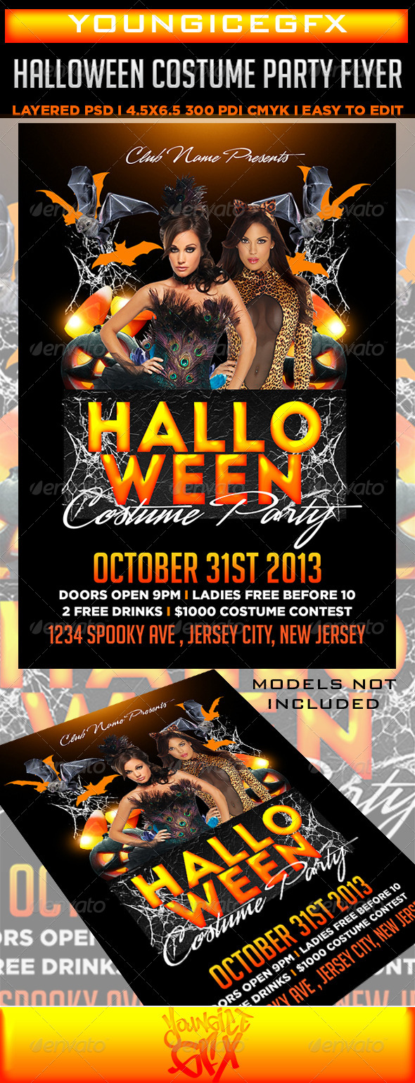 Halloween Costume Party Flyer