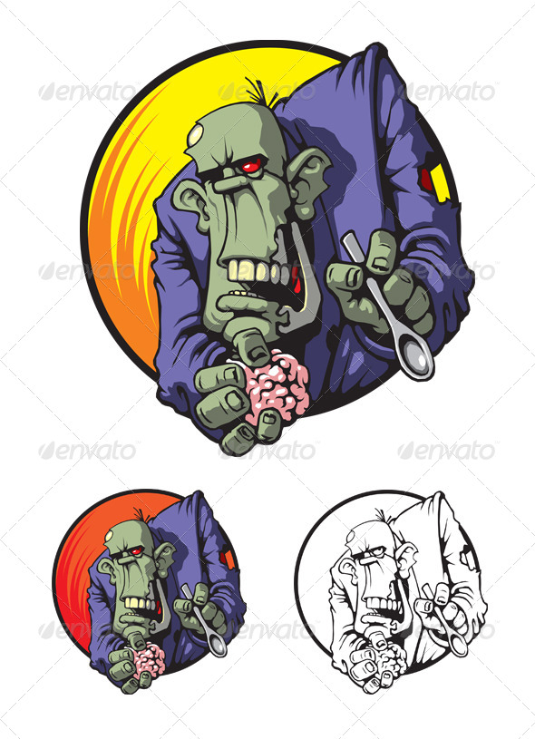 Zombie with Brain Zombie with Brain