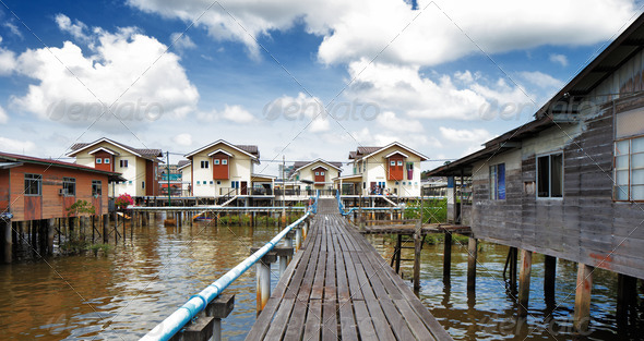Brunei27;s famed water village