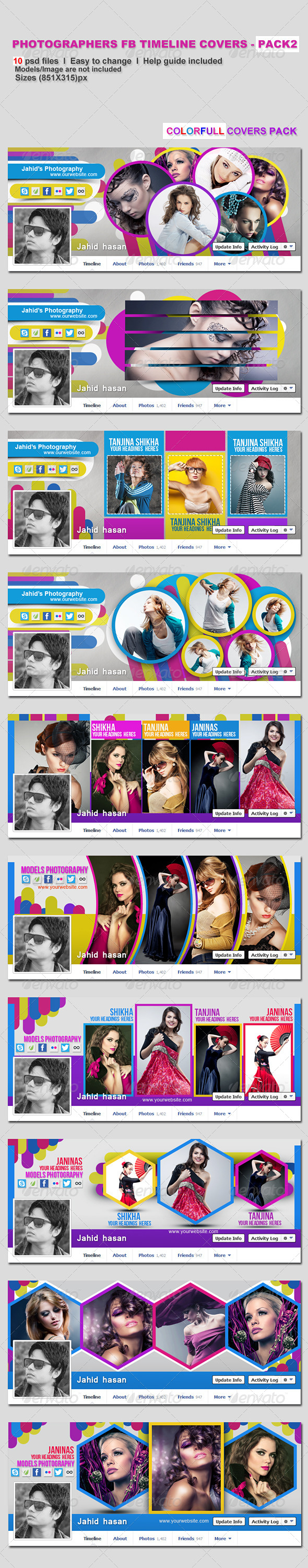 Photographers Facebook Timeline Covers Pack2 Photographers Facebook Timeline Covers Pack2