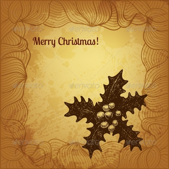 Artistic Vector Christmas Card