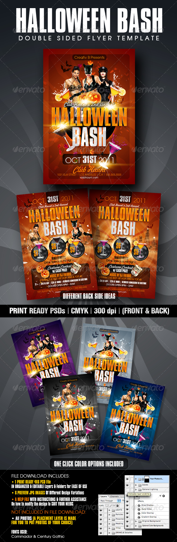 Halloween Bash Flyer Templates