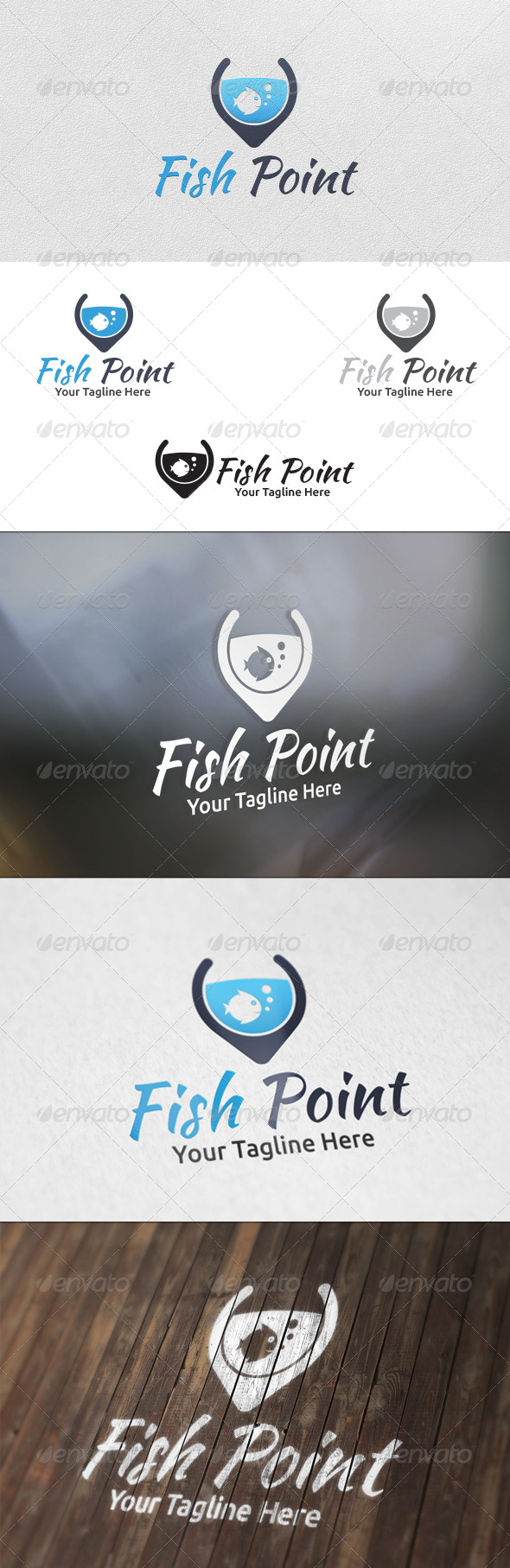Fish Point Logo Template Fish Point Logo Template