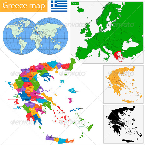Greece Map Greece Map