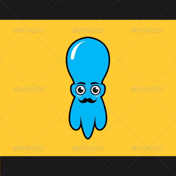 Octopus with Mustache Octopus with Mustache