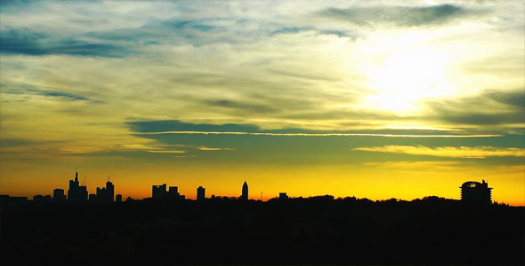 Sunset And The City Time Lapse Sunset And The City Time Lapse