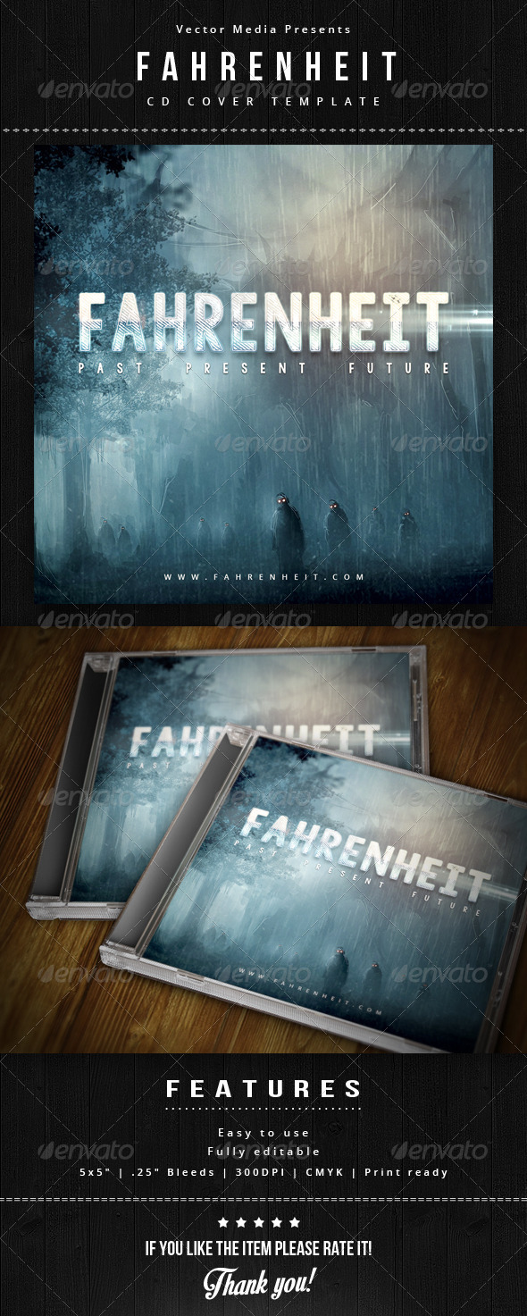 Fahrenheit Cd Cover Fahrenheit Cd Cover
