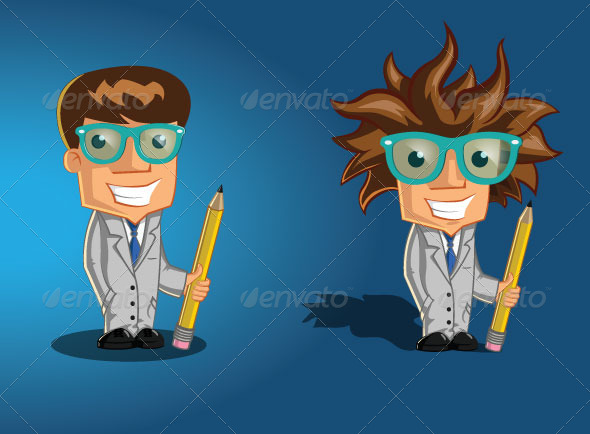 Professor Genius Character Professor Genius Character