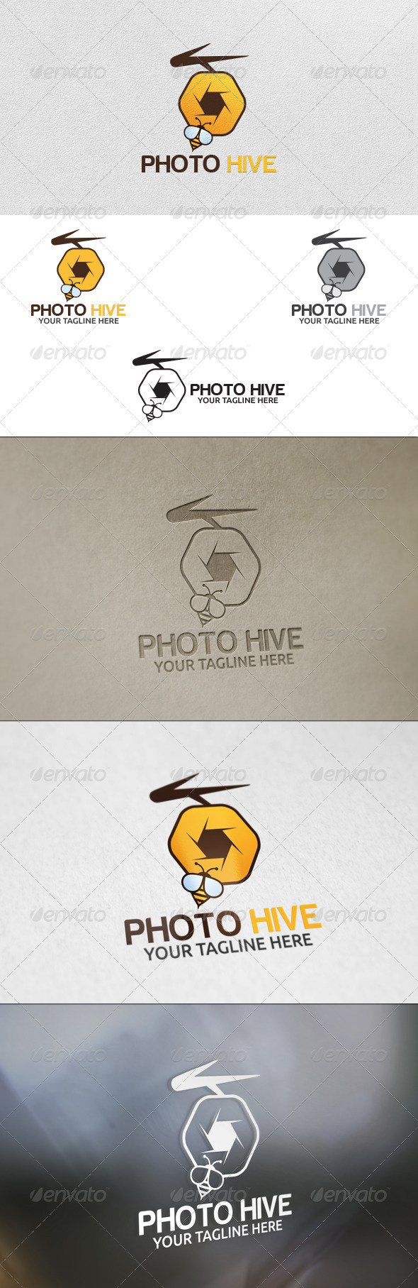 Photo Hive Logo Template Photo Hive Logo Template