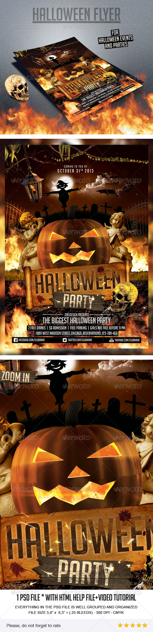 Halloween Party Flyer