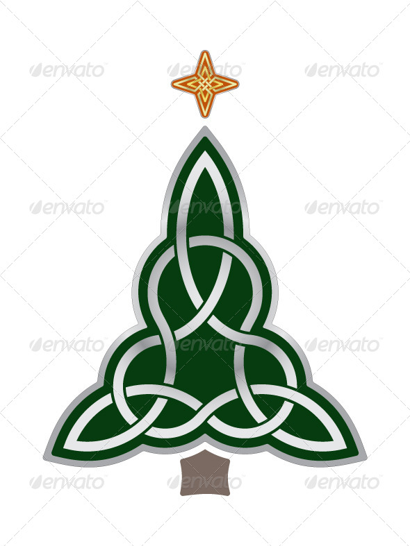 Celtic Christmas Tree | GraphicRiver