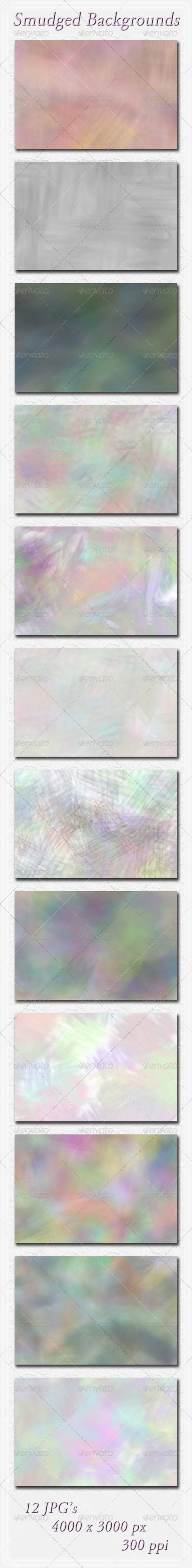 Smudged Backgrounds Smudged Backgrounds