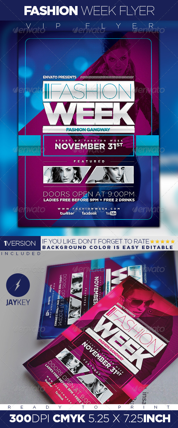 Fashion Week Flyer Fashion Week Flyer