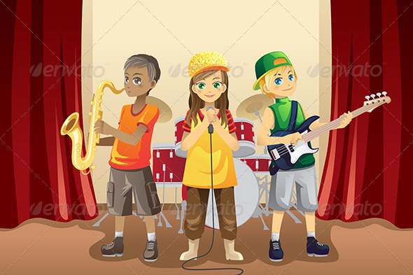 Little Kids in Music Band Little Kids in Music Band