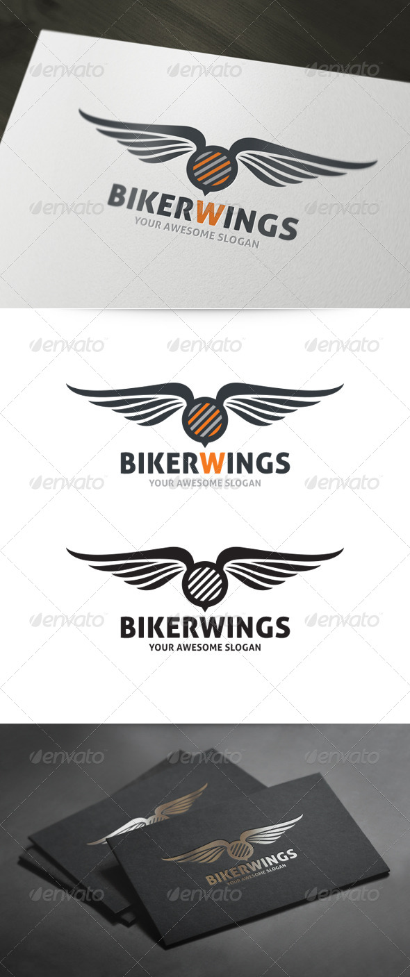 Biker Wings Logo Biker Wings Logo