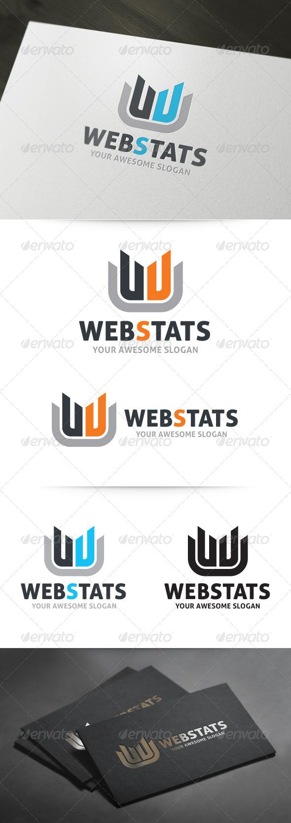 Web Stats Letter W Logo Web Stats Letter W Logo