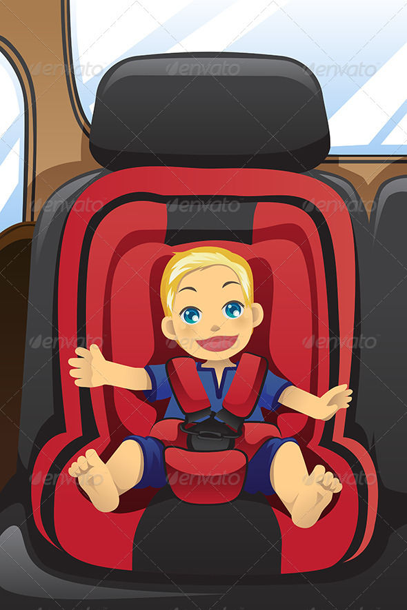 Boy in Car Seat Boy in Car Seat
