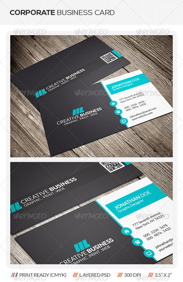 Creative Corporate Business Card Creative Corporate Business Card