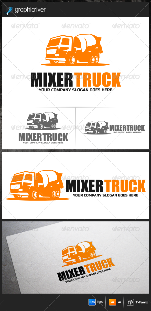 Mixer Truck Logo Templates Mixer Truck Logo Templates