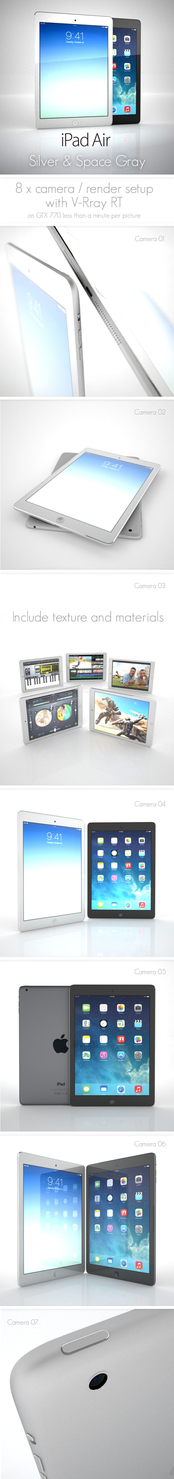 iPad Air Silver & Space Gray iPad Air Silver & Space Gray