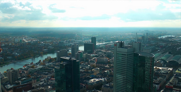 The City and Bright Sky Time Lapse The City and Bright Sky Time Lapse