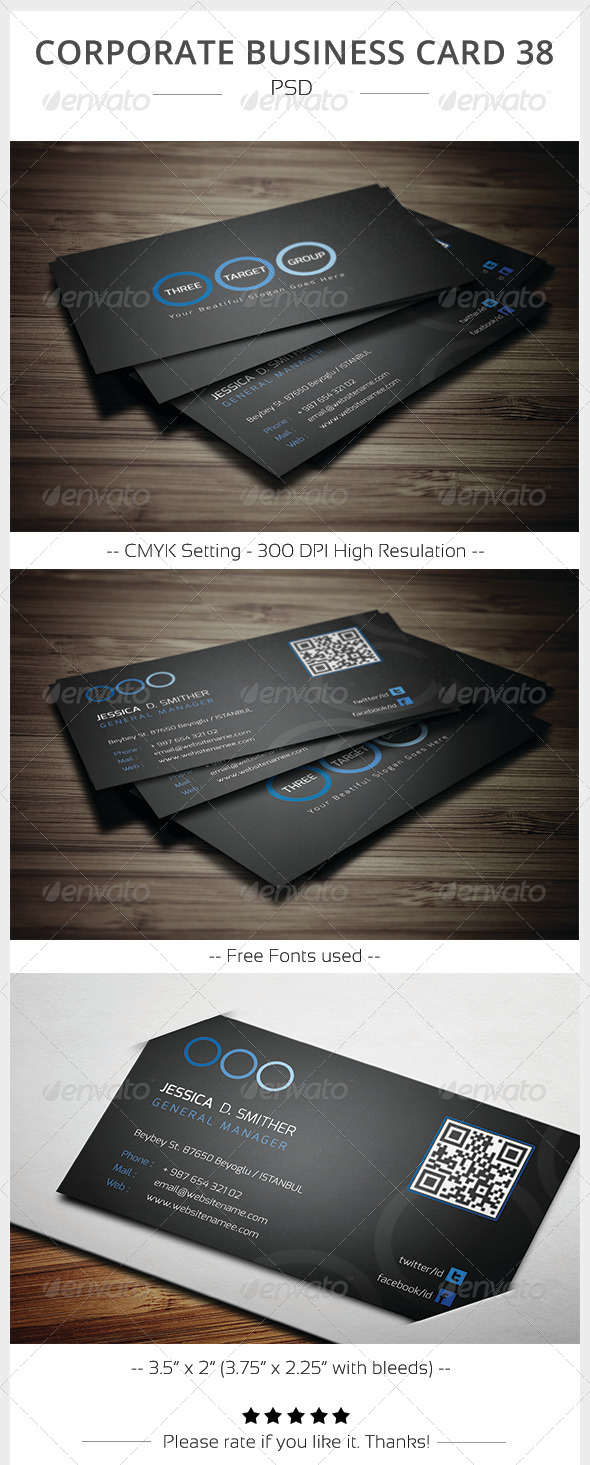 Corporate Business Card 38 Corporate Business Card 38