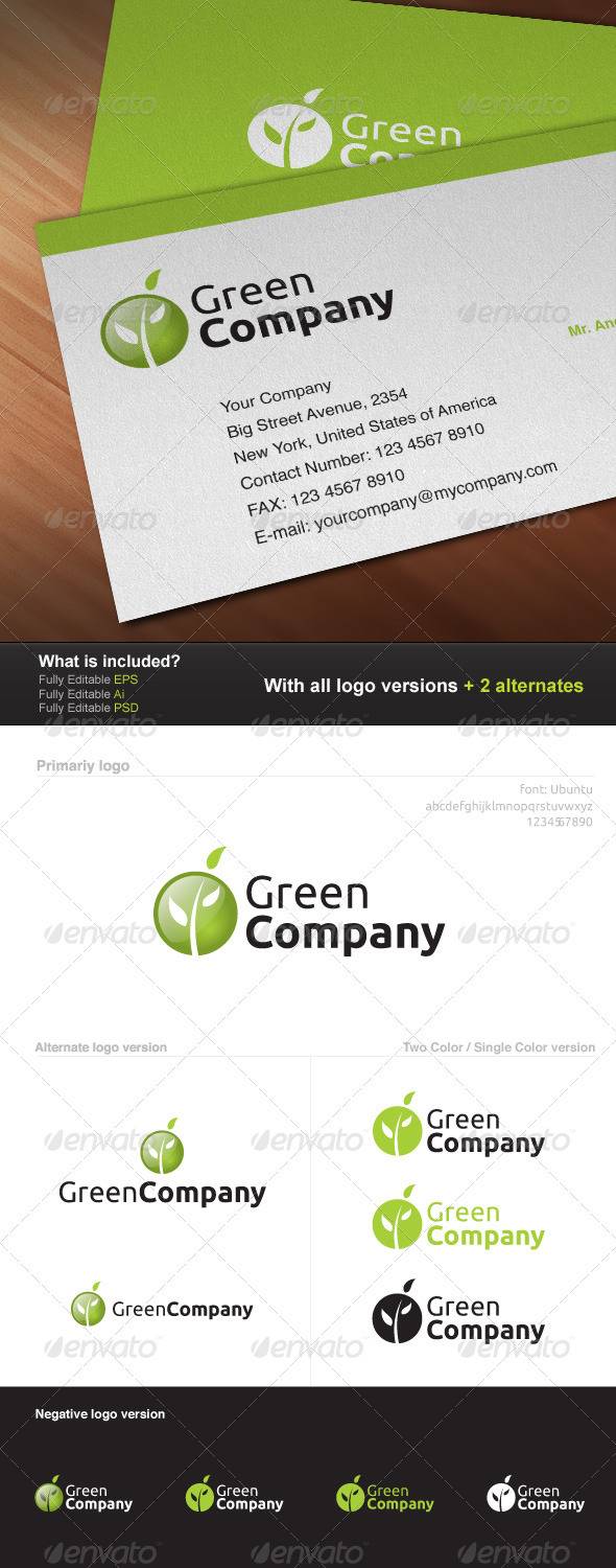 Green Company Logo Green Company Logo