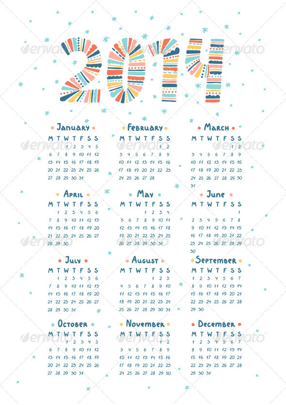 Calendar 2014