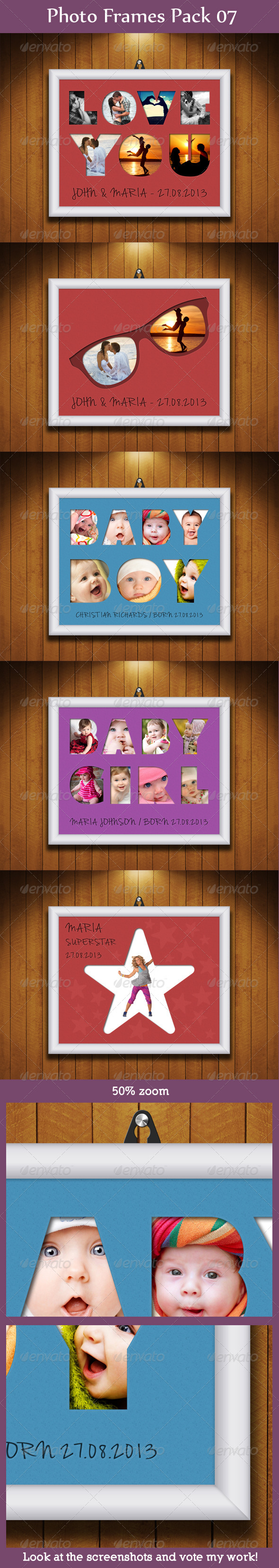 Photo Frames Pack 07 Photo Frames Pack 07