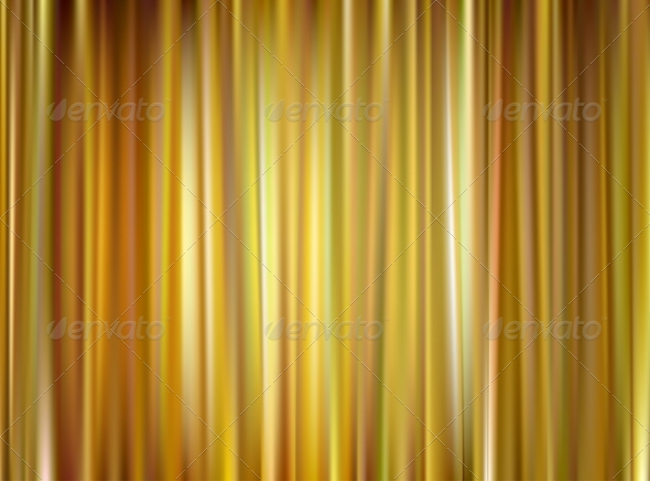 Vector Gold Curtain Vector Gold Curtain
