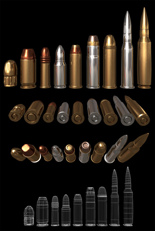 Bullets - 3DOcean Item for Sale