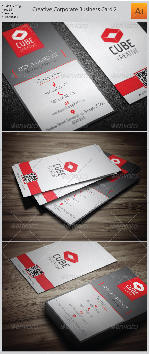 Creative Corporate Business Card 2 Creative Corporate Business Card 2
