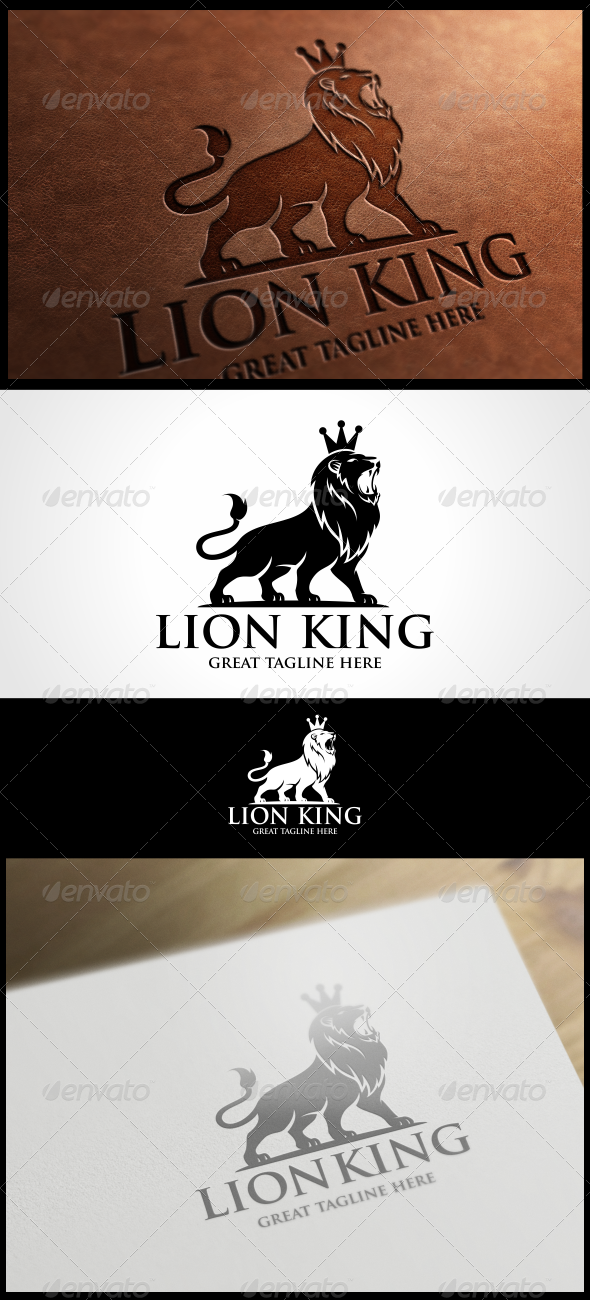 Lion King Logo Template