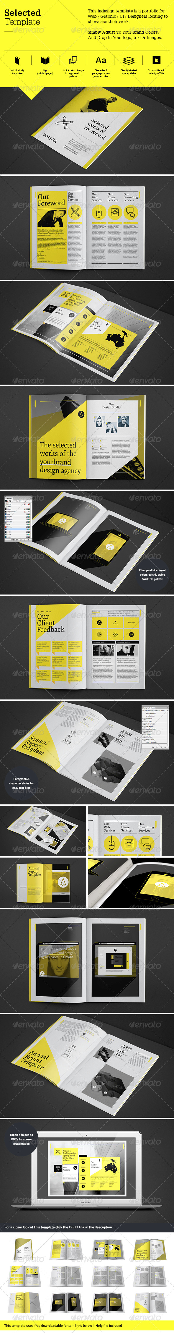 Selected Template - Portfolio Brochures
