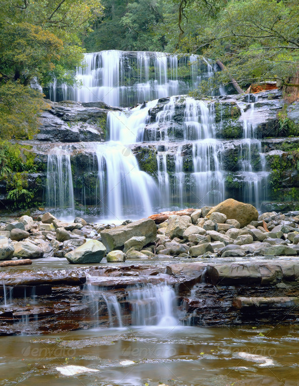 Liffey falls - Stock Photo - Images