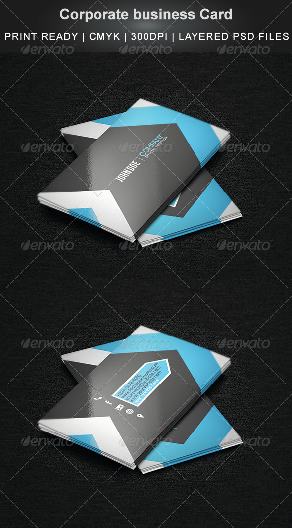 Corporate Business Card - Corporate Business Cards