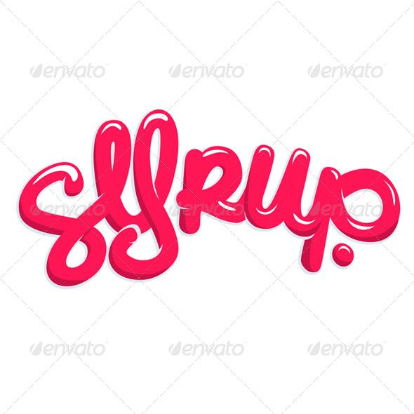 Candy Syrup Text Candy Syrup Text