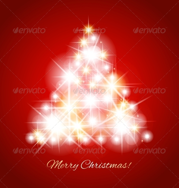 Merry Christmas Vector Card