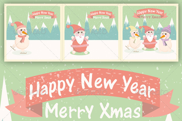 Vintage Christmas Greeting Card