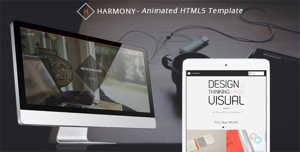 Harmony - Animated One-Page HTML 5 Template