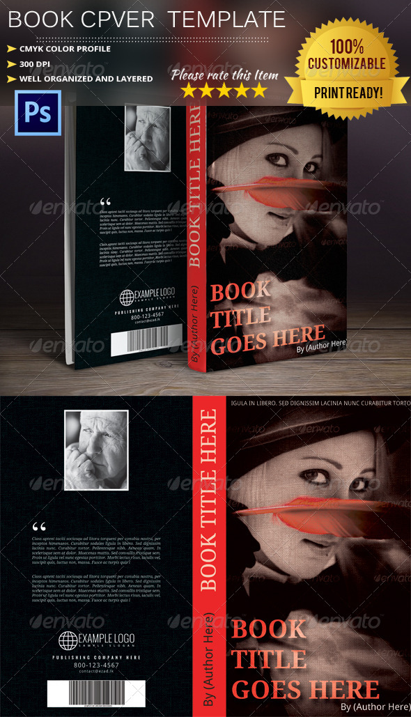Book Cover Template Vol.6 Book Cover Template Vol.6