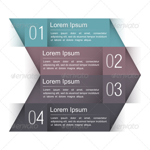 Design Template with Four Elements Design Template with Four Elements