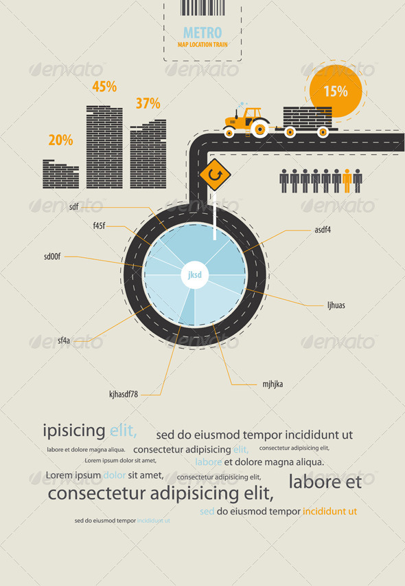 GraphicRiver Infographics circuit supplies load on the tractor 626107 GraphicRiver Infographics circuit supplies load on the tractor 626107