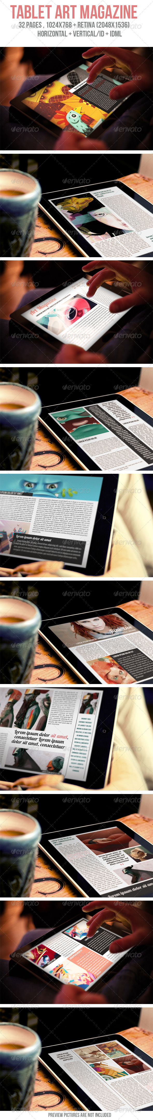GraphicRiver Tablet Art Magazine 5993724 GraphicRiver Tablet Art Magazine 5993724